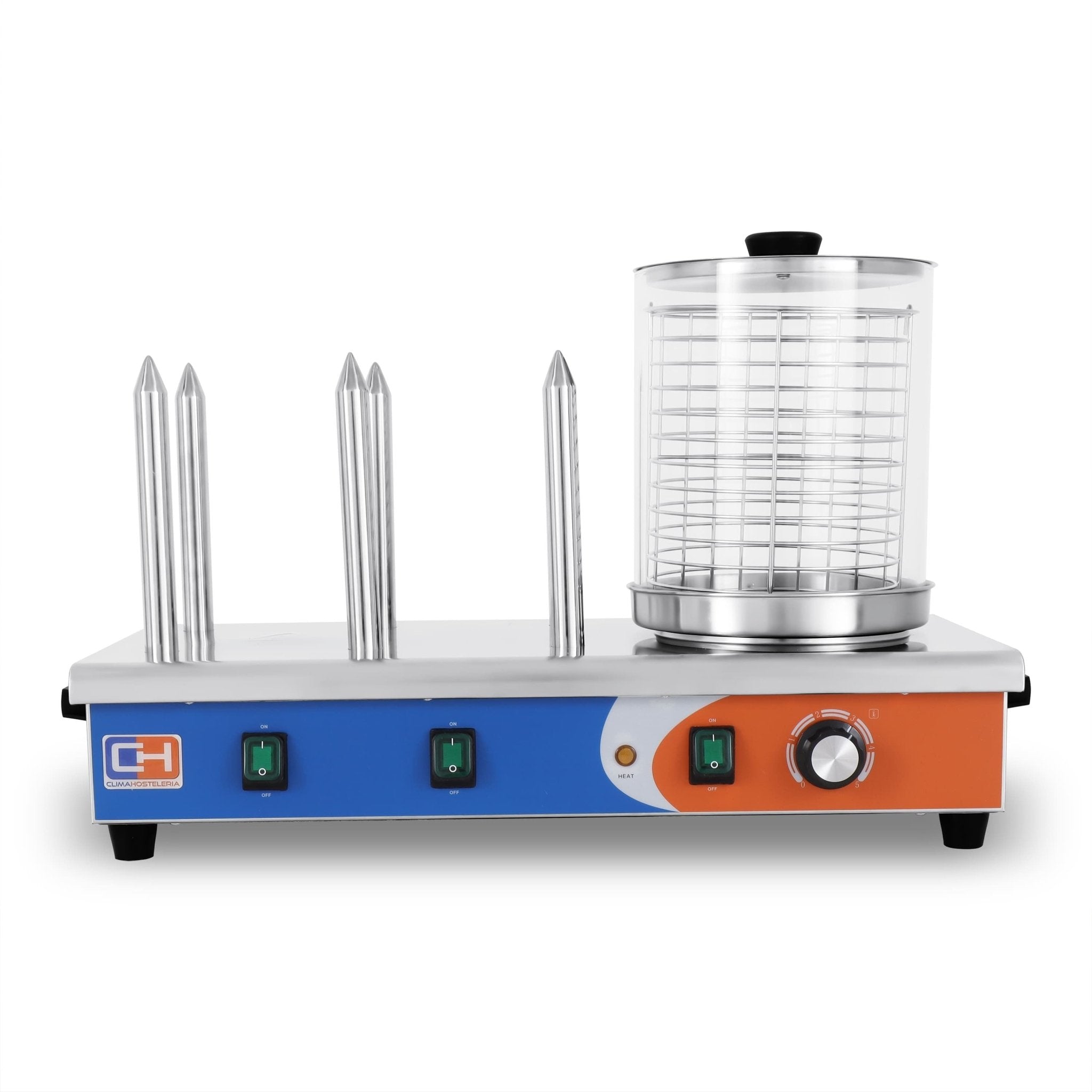 Máquina de perritos 6 pinchos HDW - 6 - FrigeriaHosteleria.com