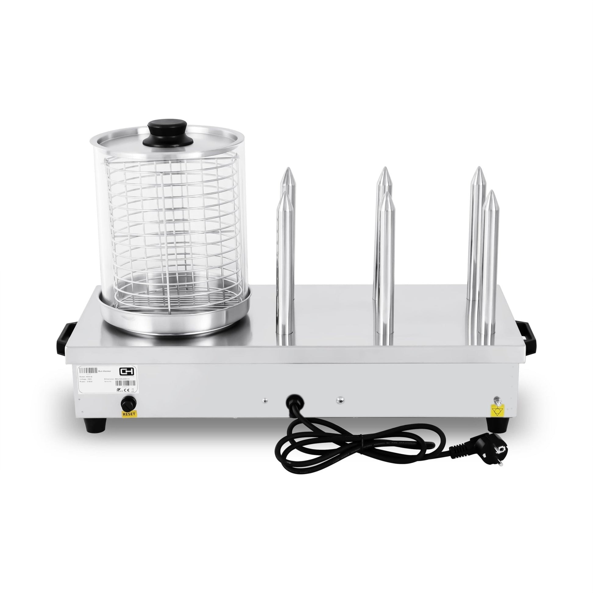 Máquina de perritos 6 pinchos HDW - 6 - FrigeriaHosteleria.com