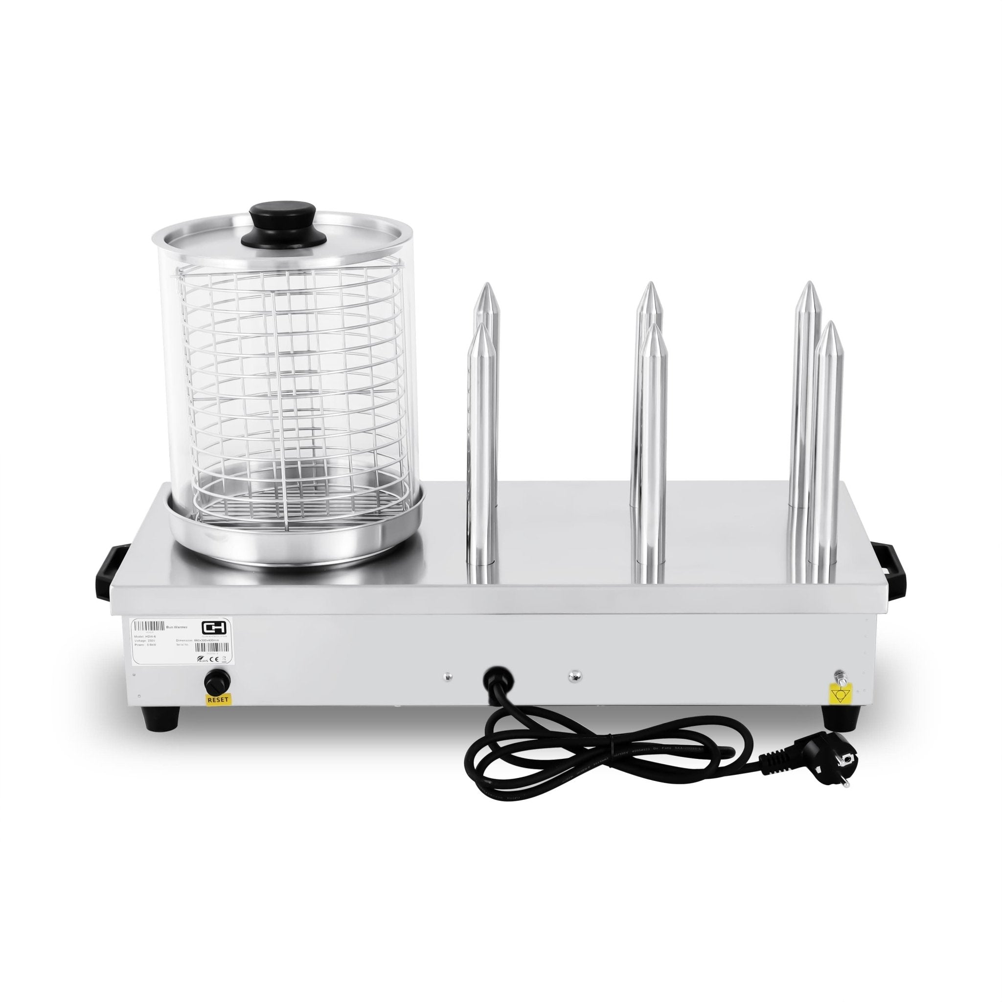 Máquina de perritos 6 pinchos HDW - 6 - FrigeriaHosteleria.com
