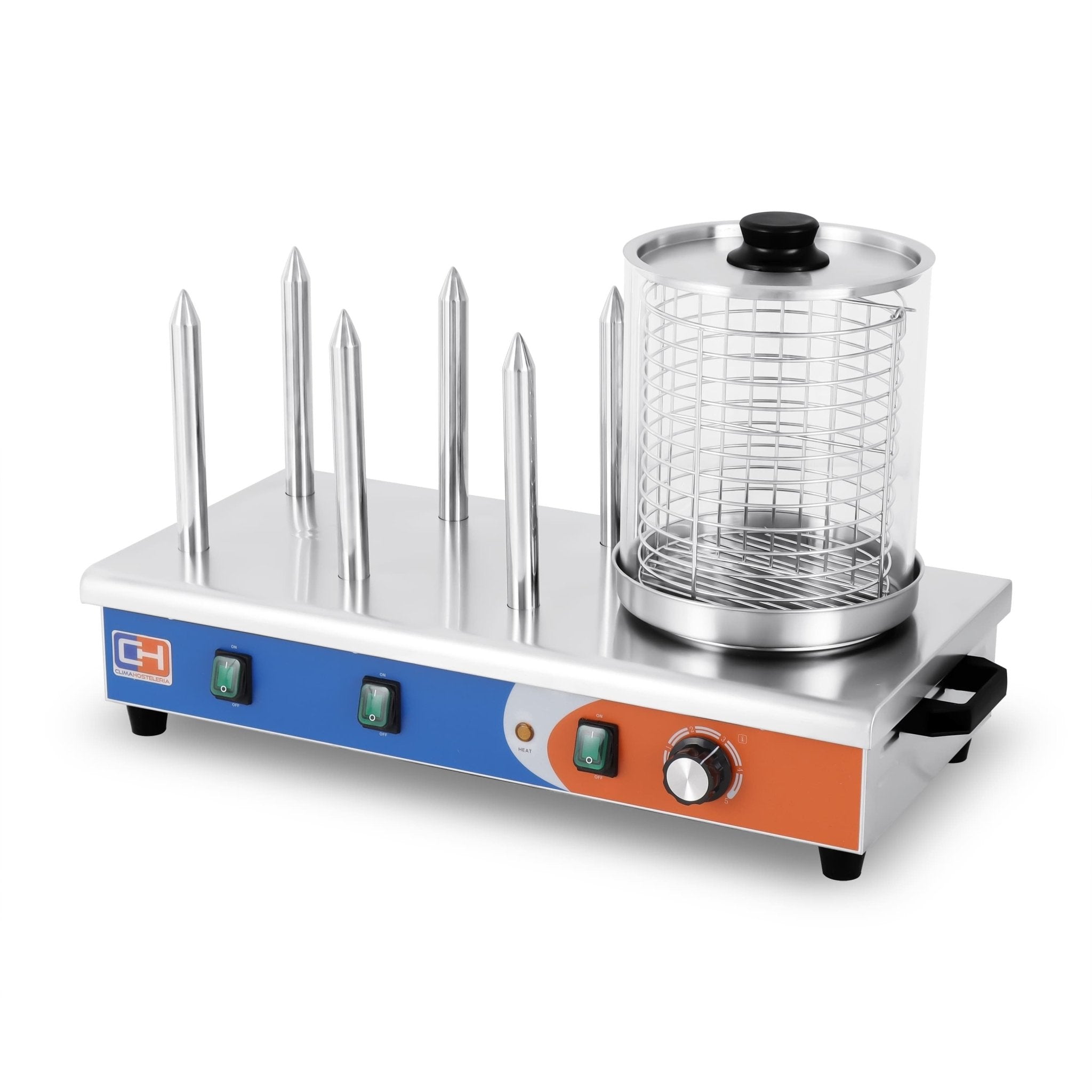 Máquina de perritos 6 pinchos HDW - 6 - FrigeriaHosteleria.com