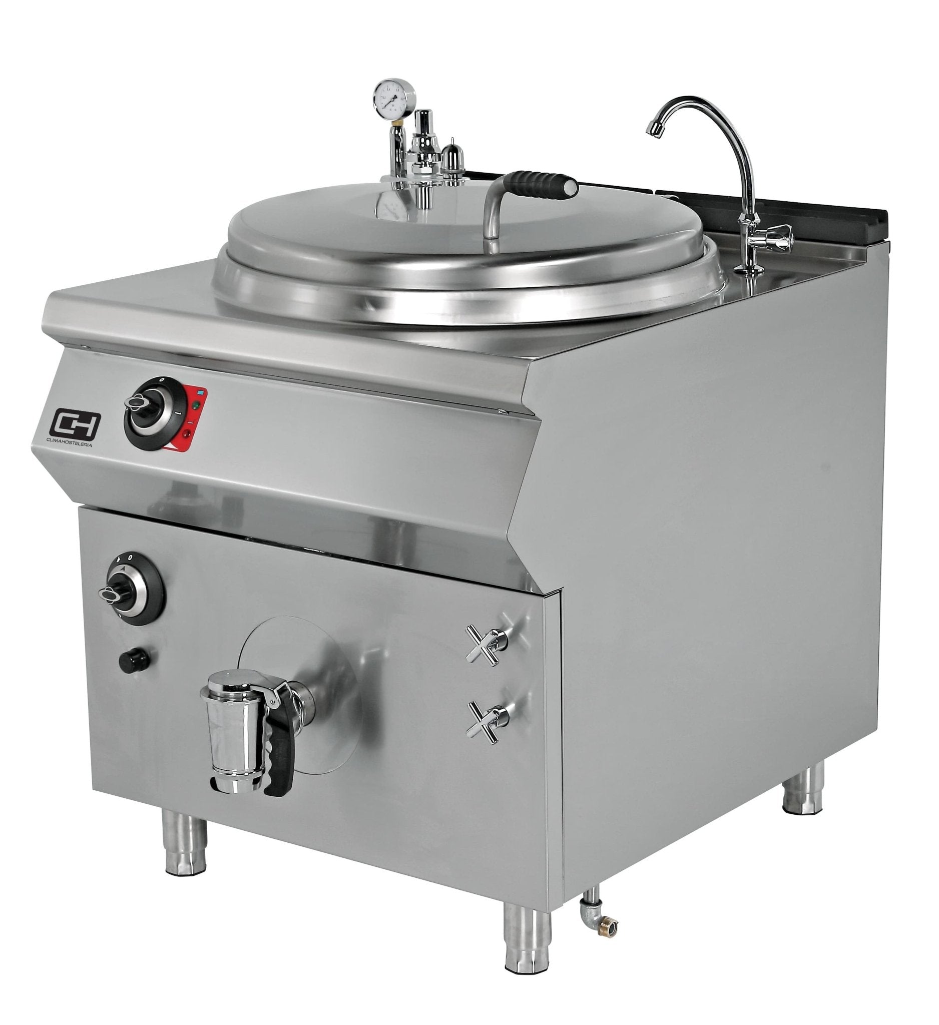 Marmita a gas 70 litros calentamiento indirecto 800x730x850h mm EMPPLSKTG70 - FrigeriaHosteleria.com