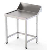 Mesa Acero Inoxidable Para Lavavajillas De Entrada y Salida Sin Estante 1100x750x800h mm IS17511DWOUTS0 - FrigeriaHosteleria.com