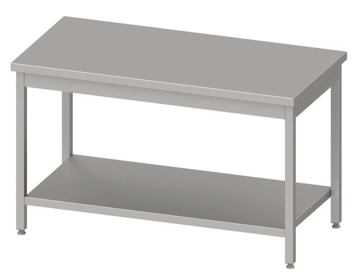 Mesa baja central inoxidable ancho 100 fondo 70 MB107 - FrigeriaHosteleria.com