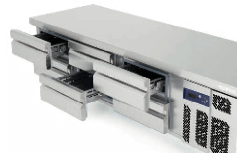 Mesa baja congelación con cajones fondo 70 INFRICO MSG BT