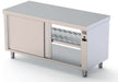 Mesa caliente central puerta corredera ambas caras ancho 150 HFTC170150PT - FrigeriaHosteleria.com