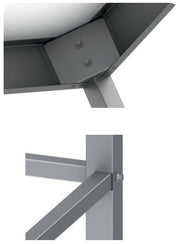 Mesa Central acero inoxidable AISI 201 sin estante 1000x700x850 mm MC107S Línea Varsovia (950087100) - FrigeriaHosteleria.com
