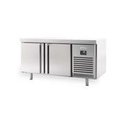 Mesa congelación pastelería 2 puertas para bandejas 60x40 fondo 80 INFRICO MR1620BT - FrigeriaHosteleria.com