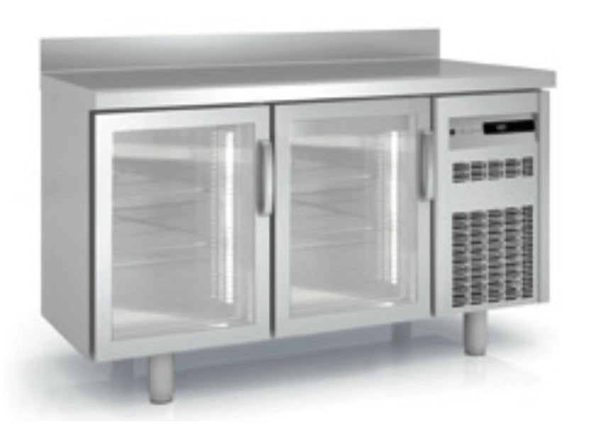 Mesa congelación puertas cristal fondo 60 CORECO MCSV - FrigeriaHosteleria.com