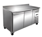 Mesa congelados 2 puertas ancho 136 fondo 60 SNACK2200BT - FrigeriaHosteleria.com
