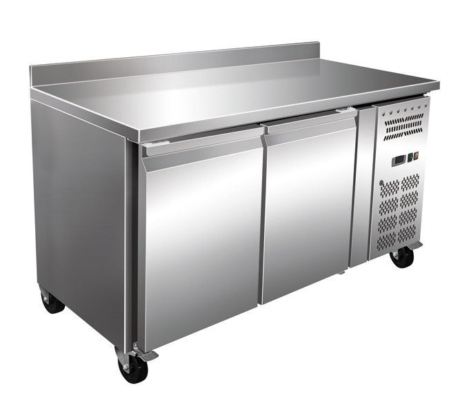 Mesa congelados 2 puertas ancho 136 fondo 60 SNACK2200BT - FrigeriaHosteleria.com