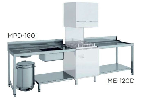 Mesa de Entrada y Salida dim.600x600x850h mm sin estante MES - 60 - FrigeriaHosteleria.com