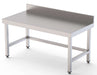 Mesa de Trabajo Acero Inoxidable Baja Mural Sin Estante 1800x600x600h mm WTW260180S0 - FrigeriaHosteleria.com