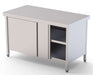 Mesa de Trabajo Acero inoxidable Central Con Puerta Corredera a 1 cara 1800x700x850h mm WTC170180SD - FrigeriaHosteleria.com