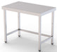 Mesa de Trabajo Acero inoxidable Central Sin Estante 2200x500x850h mm WTC150220S0 - FrigeriaHosteleria.com