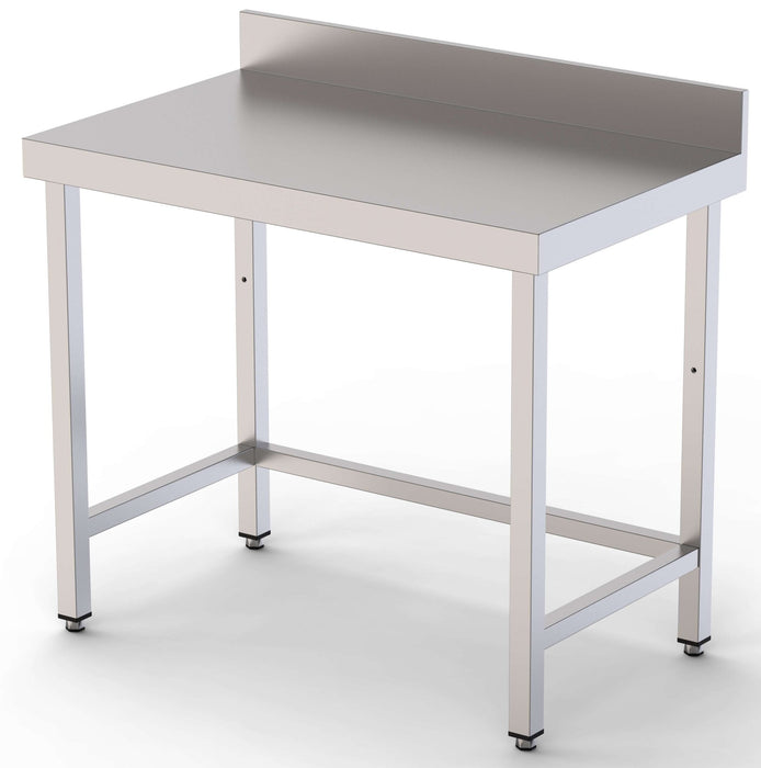 Mesa de Trabajo Acero inoxidable Mural Sin Estante 2000x600x850h mm WTW160200S0 - FrigeriaHosteleria.com