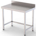 Mesa de Trabajo Acero inoxidable Mural Sin Estante 2200x900x850h mm WTW190220S0 - FrigeriaHosteleria.com