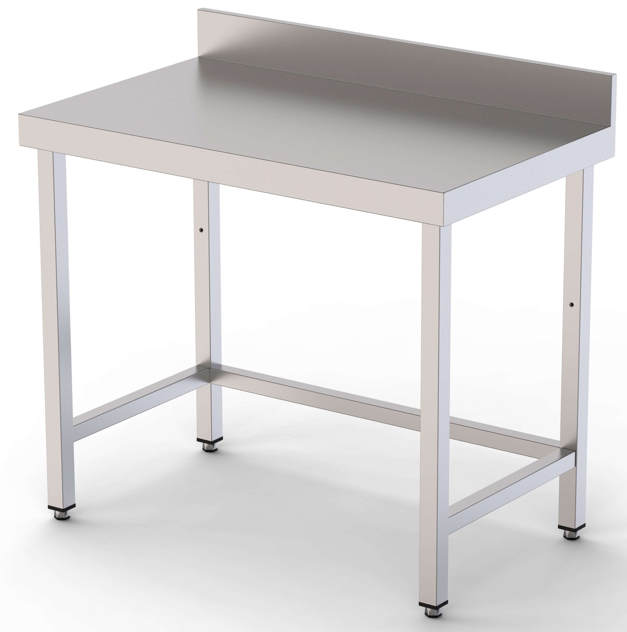 Mesa de Trabajo Acero inoxidable Mural Sin Estante 900x900x850h mm WTW190090S0 - FrigeriaHosteleria.com