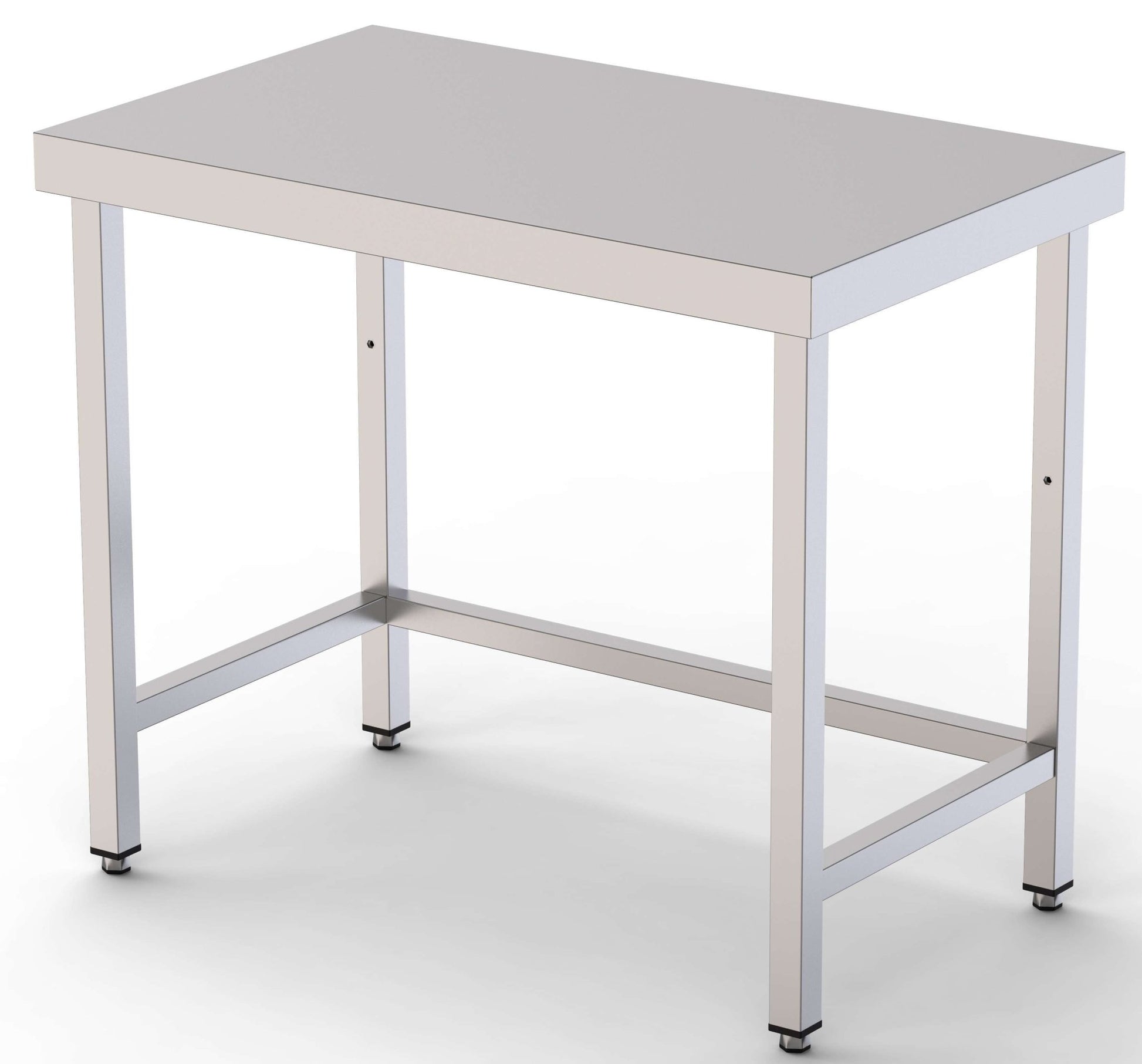 Mesa de Trabajo inoxidable Central Sin Estante 700x700x850h mm WTC170070S0 - FrigeriaHosteleria.com
