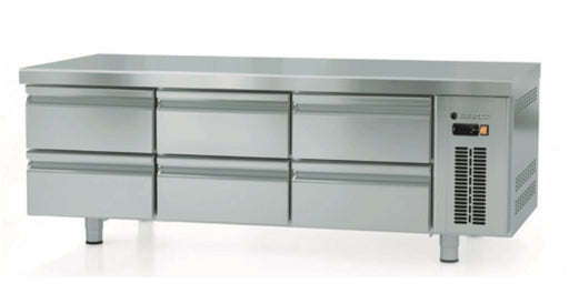 Mesa fría baja con cajones para cocina CORECO MFB - CC - FrigeriaHosteleria.com
