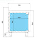 Mesa fría central puertas ambos lados Inverter A+ INFRICO BMGN - PDC - FrigeriaHosteleria.com