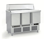 Mesa fría cúpula cristal preparación ensaladas y kebab CORECO MFS - C - FrigeriaHosteleria.com