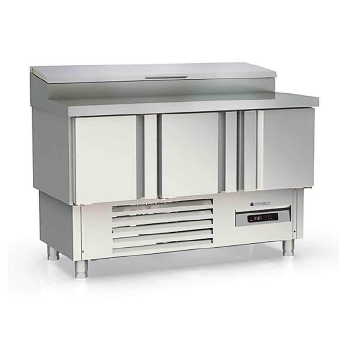 Mesa fría ingredientes con cubierta fondo 70 CORECO MFPI70 - FrigeriaHosteleria.com