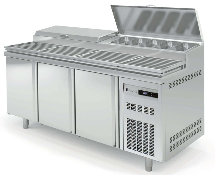 Mesa fría ingredientes pizzas CORECO MFEI80 - FrigeriaHosteleria.com