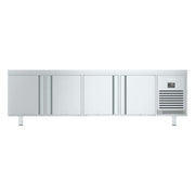 Mesa fría pastelería 4 puertas bandejas 60x40 fondo 80 INFRICO MR2750 - FrigeriaHosteleria.com
