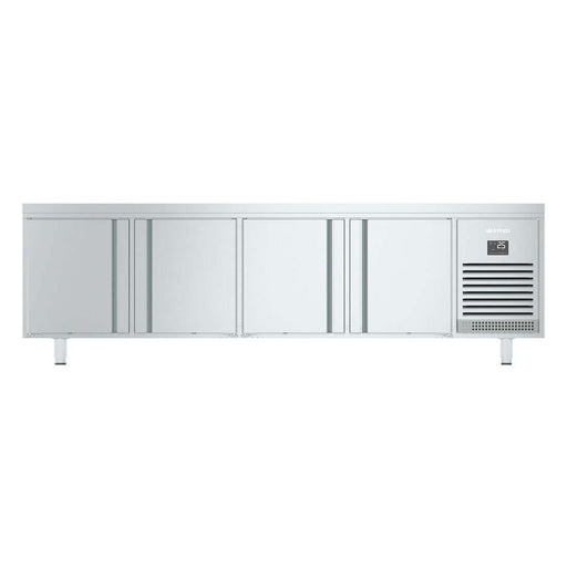 Mesa fría pastelería 4 puertas bandejas 60x40 fondo 80 INFRICO MR2750 - FrigeriaHosteleria.com