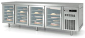 Mesa fría pastelería puertas cristal fondo 80 CORECO MRPV - FrigeriaHosteleria.com
