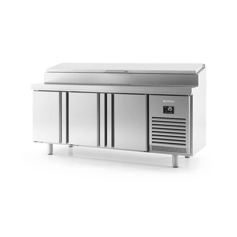 Mesa fría preparación ensaladas fondo 70 Inverter A+ INFRICO BMGN - EN - FrigeriaHosteleria.com
