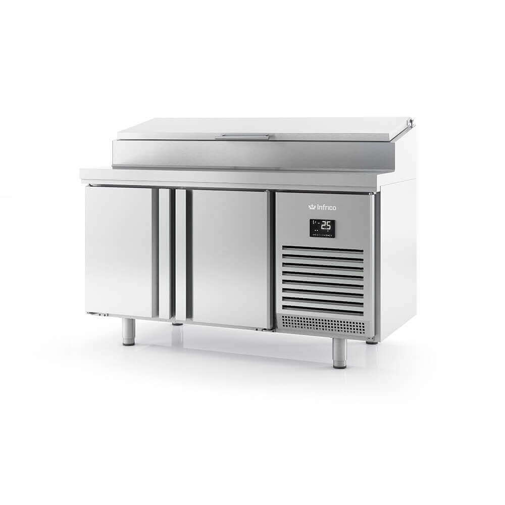 Mesa fría preparación ensaladas fondo 80 INFRICO MR - EN - FrigeriaHosteleria.com