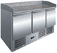 Mesa GN1/1 3 Puertas Preparación Pizzas con Encimera de Granito de 1365 x700 x1050h mm PEKIN S903PZ - FrigeriaHosteleria.com