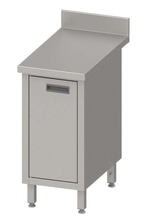 Mesa inoxidable con puerta ancho 60 fondo 70 MMPB067 - FrigeriaHosteleria.com