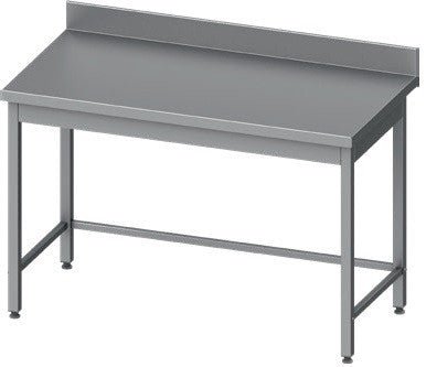 Mesa Mural acero inoxidable AISI 201 sin estante 1500x700x850 mm MM157S 950027150 - FrigeriaHosteleria.com