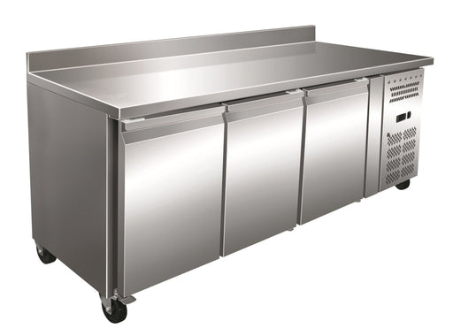 Mesa refrigerada 3 puertas ancho 180 fondo 70 GN3200TN - FrigeriaHosteleria.com