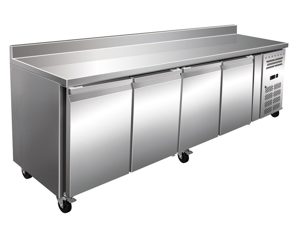 Mesa refrigerada 4 puertas ancho 223 fondo 60 SNACK4200TN - FrigeriaHosteleria.com