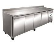 Mesa refrigerada 4 puertas ancho 223 fondo 70 GN4200TN - FrigeriaHosteleria.com