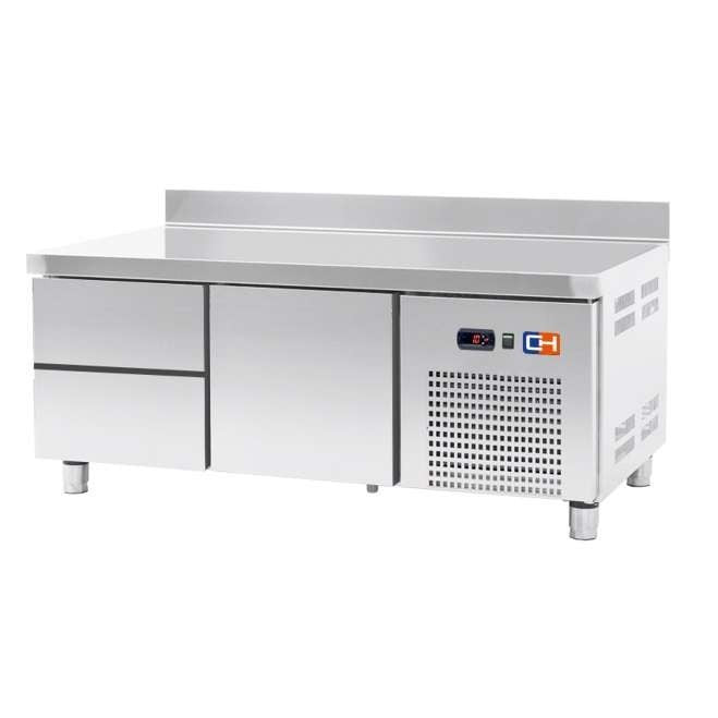 Mesa refrigerada baja 3 cajones ancho 134 fondo 70 TRCHB - 135 - 2 - FrigeriaHosteleria.com