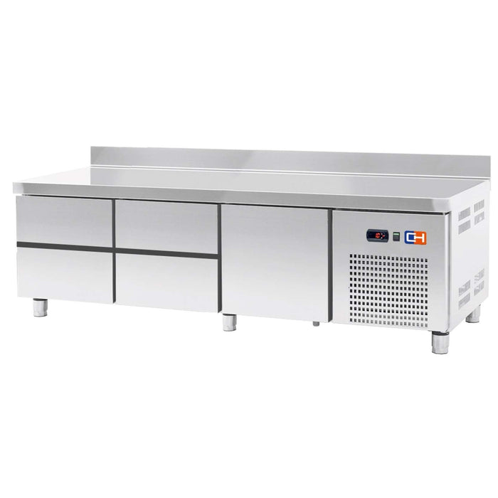 Mesa refrigerada baja con 5 cajones ancho 179 TRCHB-180-4