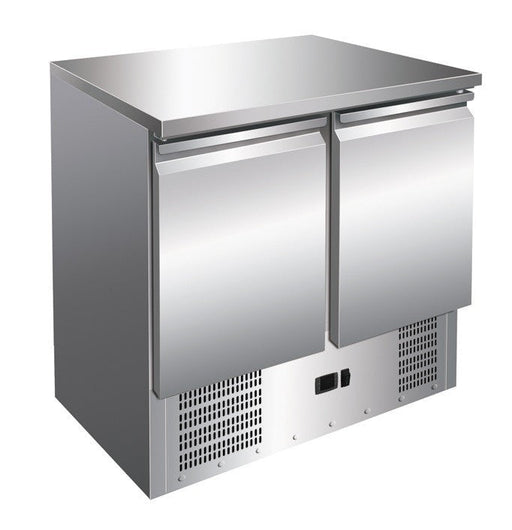 Mesa refrigerada compacta 2 puertas ancho 90 fondo 70 S901 - FrigeriaHosteleria.com