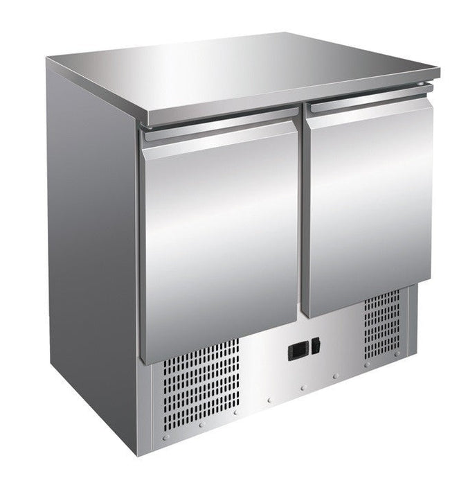 Mesa refrigerada compacta 2 puertas ancho 90 fondo 70 S901 - FrigeriaHosteleria.com