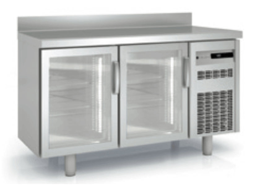 Mesa fría puerta cristal fondo 70 CORECO MRGV