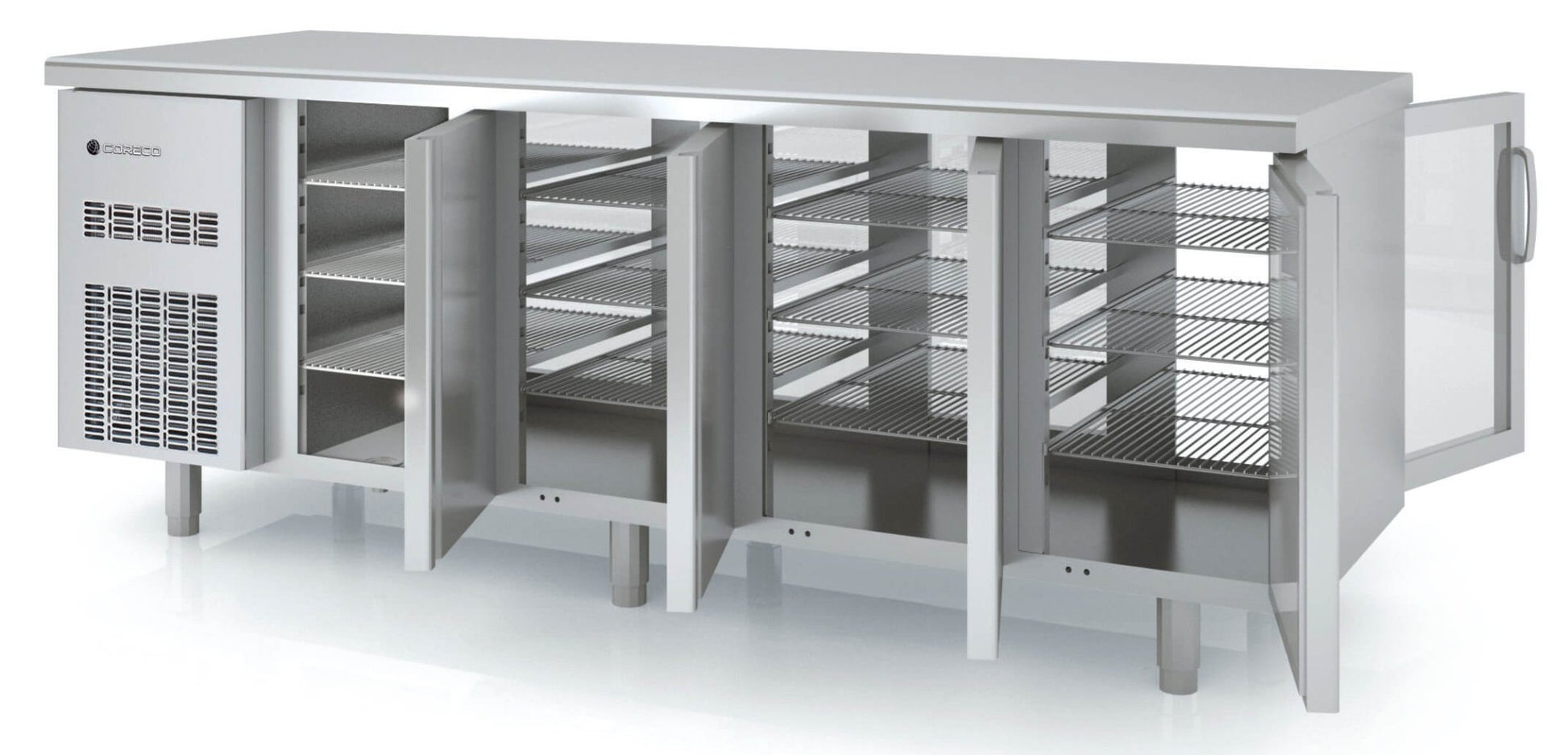 Mesa refrigerada puertas a dos lados CORECO MFCG - FrigeriaHosteleria.com