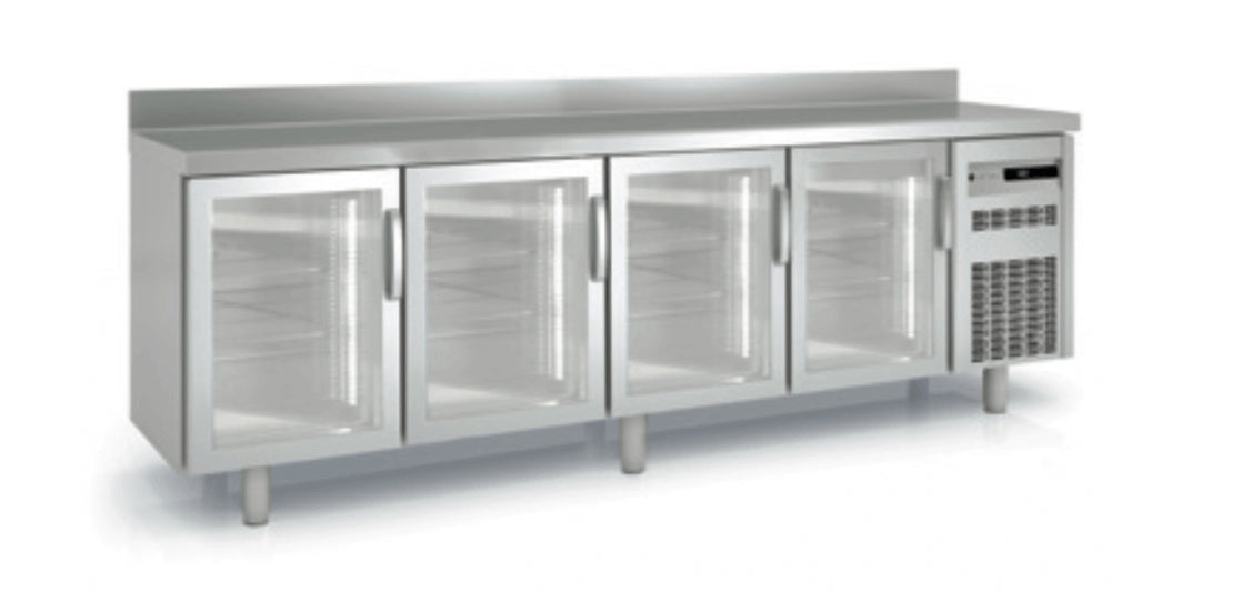 Mesa refrigerada puertas cristal fondo 60 CORECO MRSV