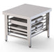 Mesa soporte para hornos con 6 guias GN2/1 WTC085GN11O - FrigeriaHosteleria.com