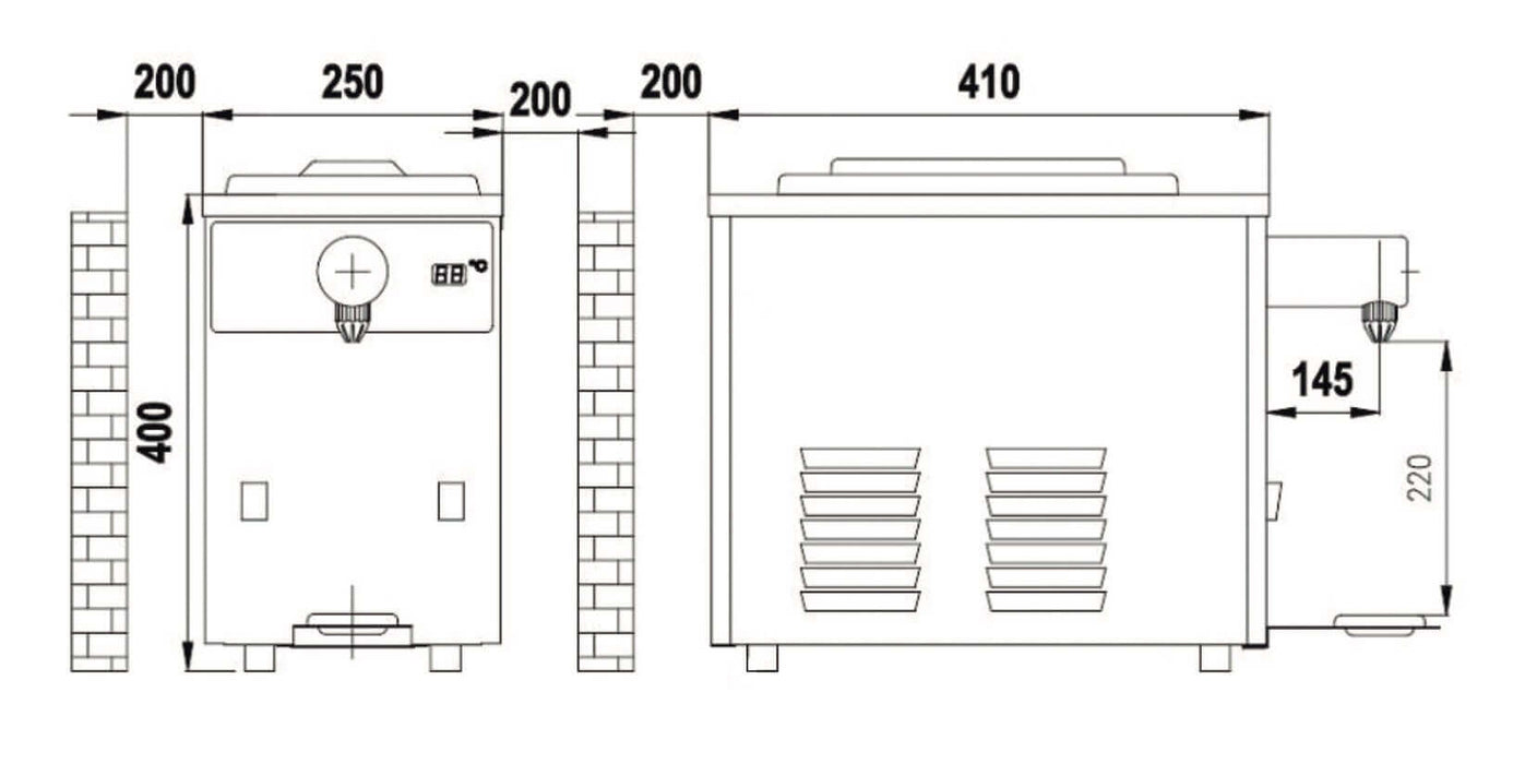 Montadora de nata 2 litros ITV FROSTY F2 - FrigeriaHosteleria.com