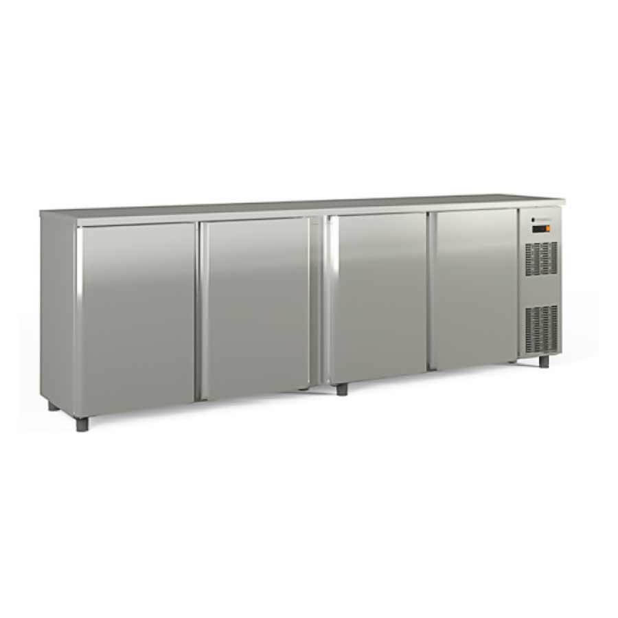 Mostrador botellero refrigerado inoxidable CORECO SBI - FrigeriaHosteleria.com