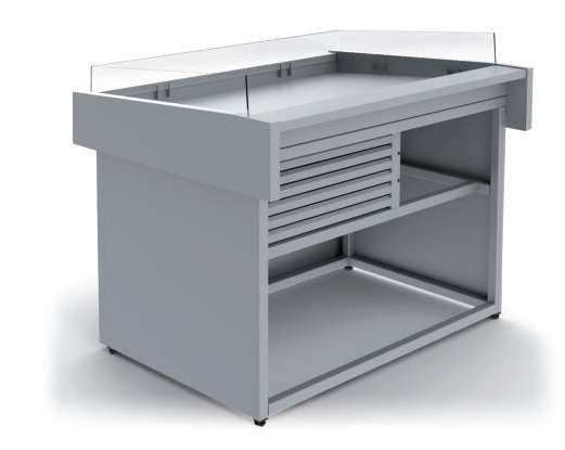 Mostrador refrigerado de pescado ancho 220 DBFP - 220 - FrigeriaHosteleria.com