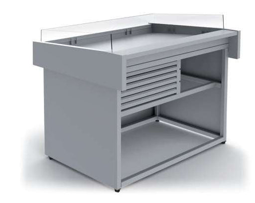 Mostrador refrigerado de pescado ancho 220 DBFP - 220 - FrigeriaHosteleria.com
